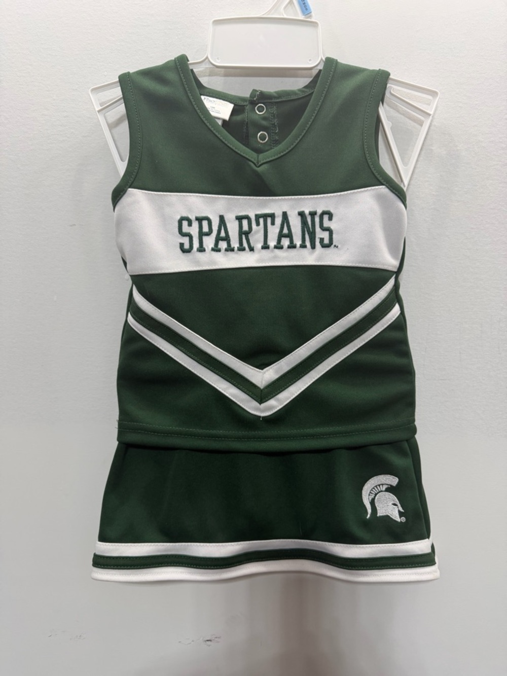 Michigan State University Spartans 18 Month Cheer Outfit by Knights Apparel